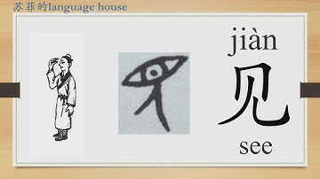 Learn Chinese from the origin"见”/HSK 1 words/Beginners
