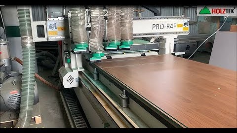 MÁY CNC ROUTER NESTING 4 Trục Holztek gia công sx nội thất Cabinet công nghệ chuyên nghiệp