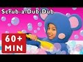 Scrub-a-Dub-Dub + More | Real Mouse in the Bath | Mother Goose Club Phonics Songs