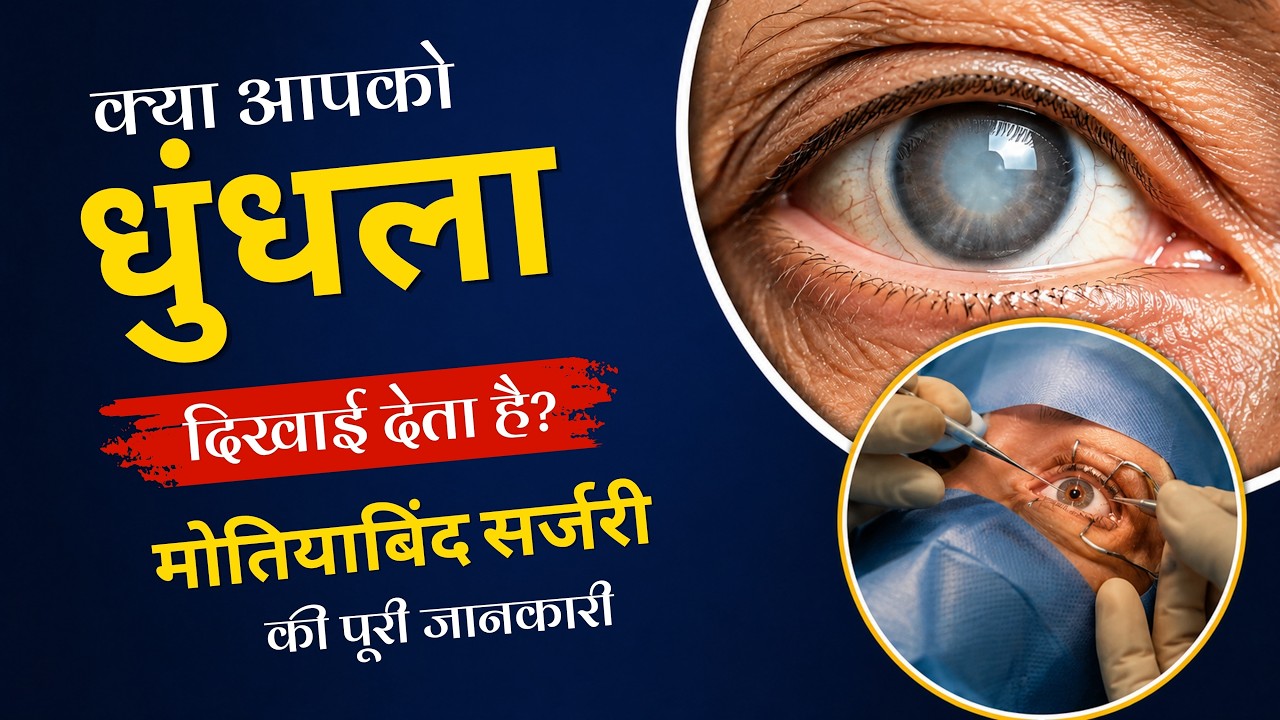 मोतियाबिंद (Cataract) सर्जरी क्या है? | धुंधली नज़र से पाएं छुटकारा | Mitra Eye Hospital