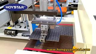 flatbed screen printing machine auto take off and auto unloading