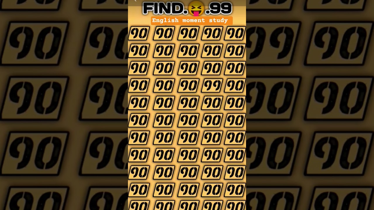Find ๐ 99 ๐ค odd number puzzle ๐งฉ iq test ๐ง #quiz #challenge #riddles #emojichallenge #puzzle