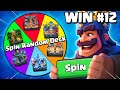 Every time i win i spin a brand new deck in Clash Royale