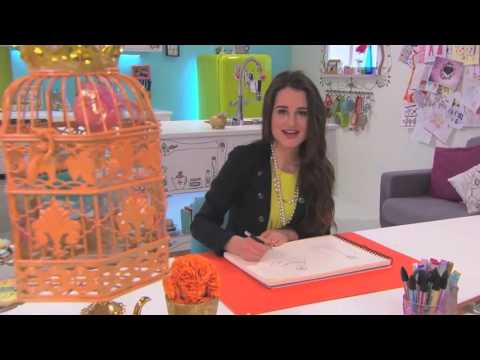 Jill   DIY Hoe teken je een prinsessenjurk