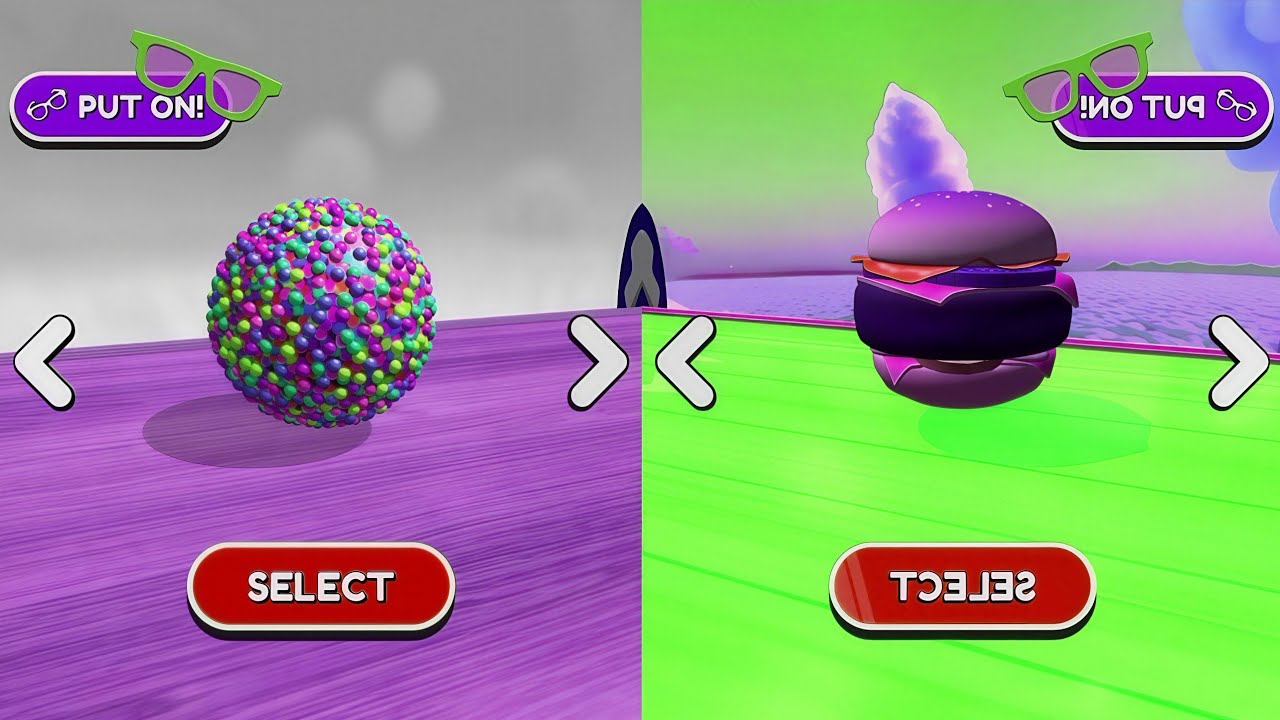 😈⚡⭕Going Balls, SpeedRun Vs Reverse Video Gameplay Part 493