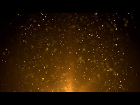 Gold Dust Particles | Free Animation Loop Background