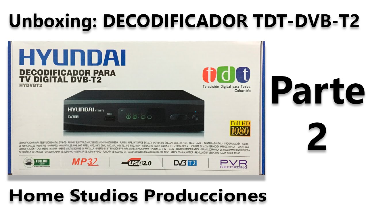 Unboxing: Decodificador Hyundai TDT DVB-T2 - Parte 2 