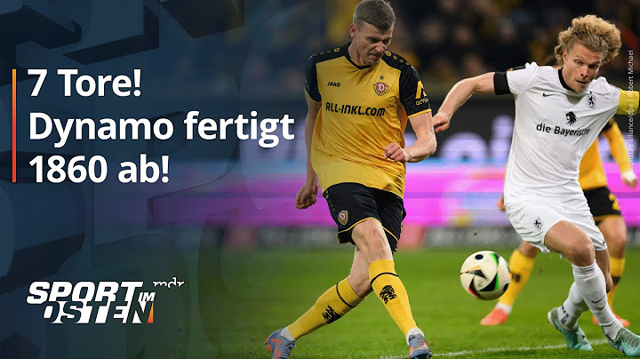 Dynamo Dresden überrollt Münchner Löwen | MDR aktuell 21:45 Uhr | MDR