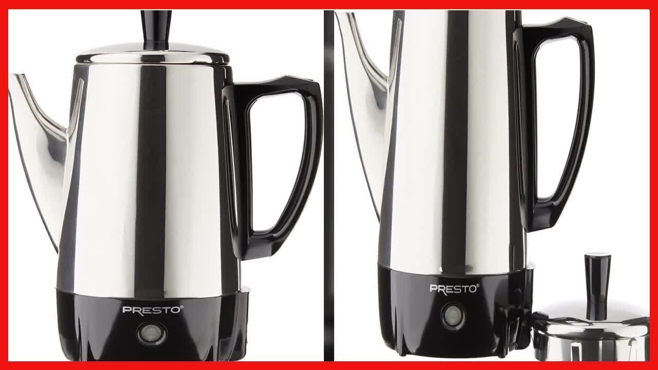  Presto 02822 6-Cup Stainless-Steel Coffee Percolator