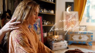 ASMR soft whispered calm recharging massage on a beautiful reiki healer screenshot 4