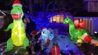 🎄Neighborhood Christmas Lights Walk Tour - Brea, CA - December 2023