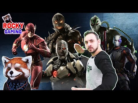 Видео: ДРУЖЕСКИЙ ПОЕДИНОК! Рокки и Папа Роб играют в Injustice 2! Часть 1. 16+