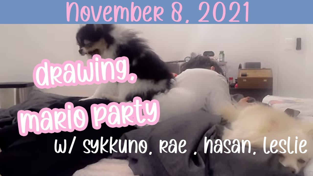 [2021/11/08] drawing pets | mario party ft. sykkuno, rae, and more