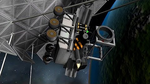 KSP - Artificial Gravity Wheel 2 - improvised rover test