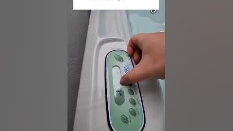 Artesian Spa touch panel guide.