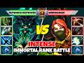 OUTWORLD DESTROYER (Mid) vs WINDRANGER (Carry) - Battle Of Immortal Rank Dota 2 Players - Z Dota 2
