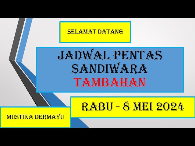 🔴Kumpulan Jadwal Pentas Hiburan Tambahan rabu 8 Mei 2024 - LIVE STREAMING KJPS class=