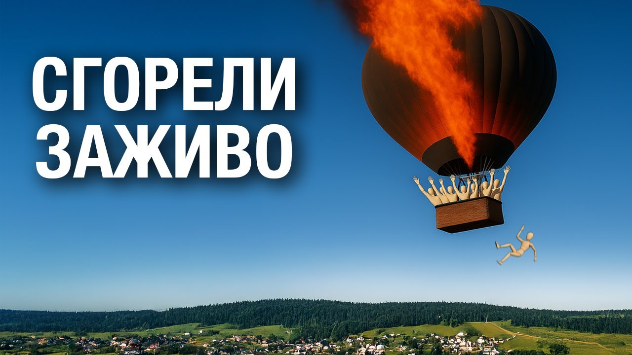Самые смертоносные катастрофы на воздушных шарах, заснятые на камеру