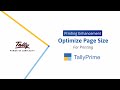 How To Optimise Page Size While Printing Invoices In TallyPrime Hindi TallyHelp mp3