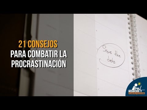 Video: Métodos Efectivos Para Combatir La Procrastinación