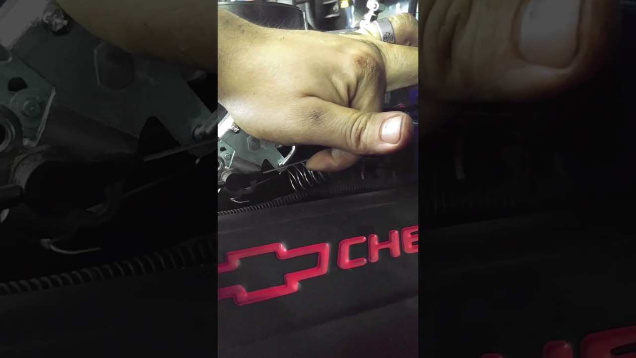 Detent cable tension 700r4 YouTube