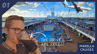 MY FIRST ALL-INCLUSIVE CRUISE - Marella Voyager Atlantic Voyager Cruise Day 1