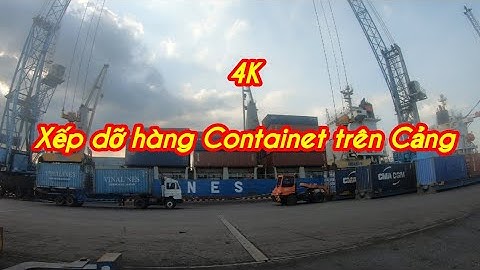 4K | Xếp dỡ hàng Container trên Cảng| Trần Minh Trung
