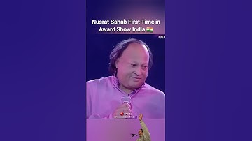 Thumbnail of Nusrat Sahab In Award Show India 🇮🇳 - Award goes to Amir Khan #trending #nfak #qawwali #shorts
