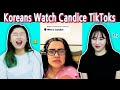 Korean Girls React To 'Candice TikToks' (We tried to understand it)