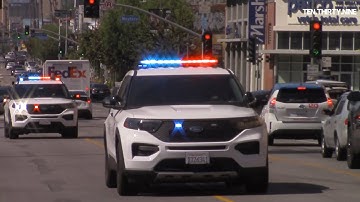 *NEW 2025* LAPD METRO K-9 UNITS RESPONDING CODE 3 | HOLLYWOOD PERIMETER 