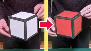 色が変わるキューブ 【マジック種明かし】 Color Changing Cube Magic Trick with Tutorial.