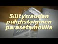 Testattiin silitysraudan putsaamista parasetamolilla!