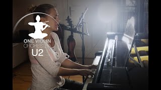 Video thumbnail of "U2 COVER ::: ONE VIOLIN ORCHESTRA ::: Violinist Berlin - Nora Kudrjawizki"
