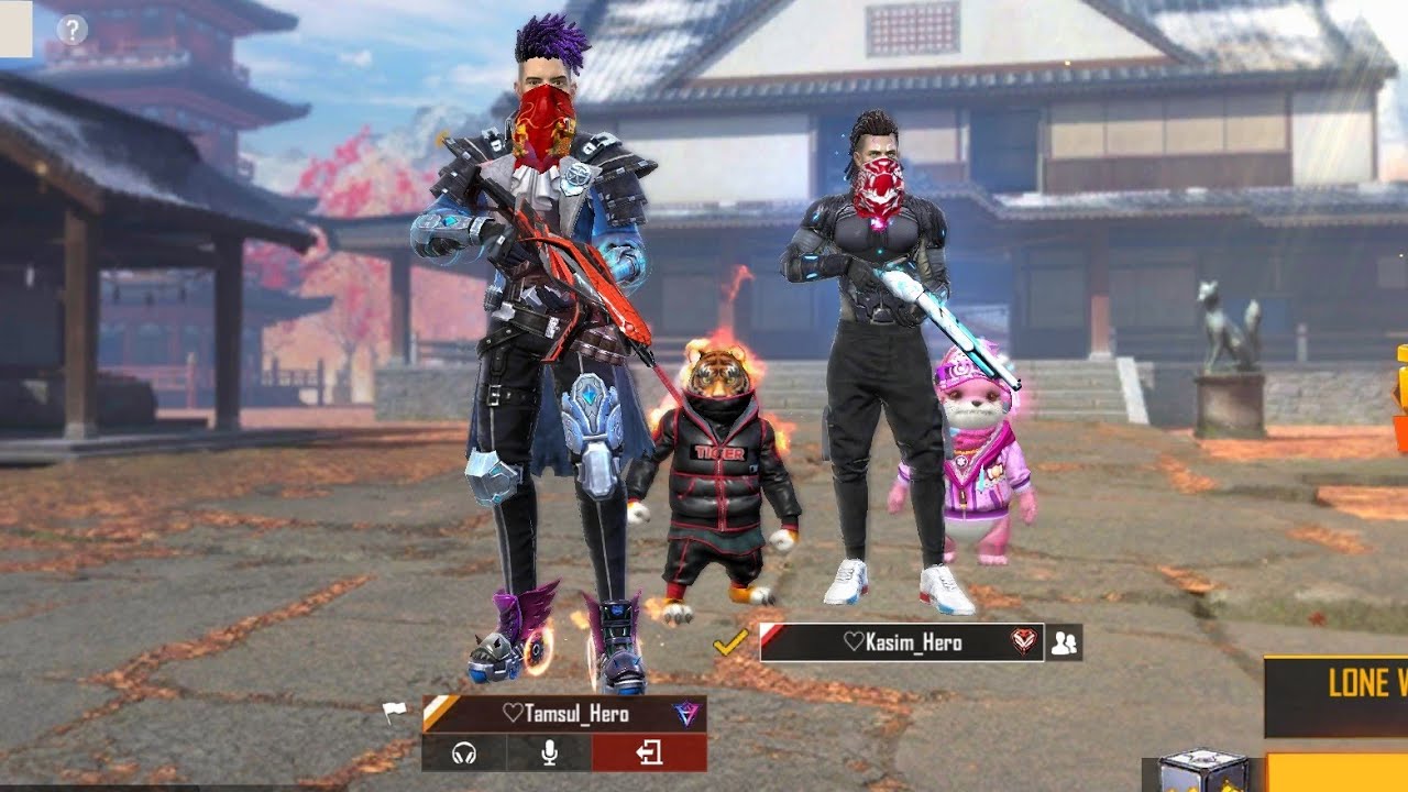 FREE FIRE -LONE WOLF RANK 2 VS 2 BOOYA#