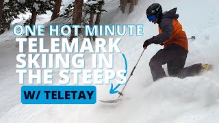 One Hot Minute | 3 Tips For Telemark Skiing Steep Terrain screenshot 3