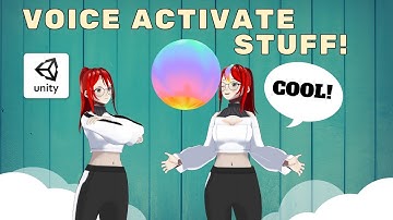 Vroid Unity - Voice activated animated textures!