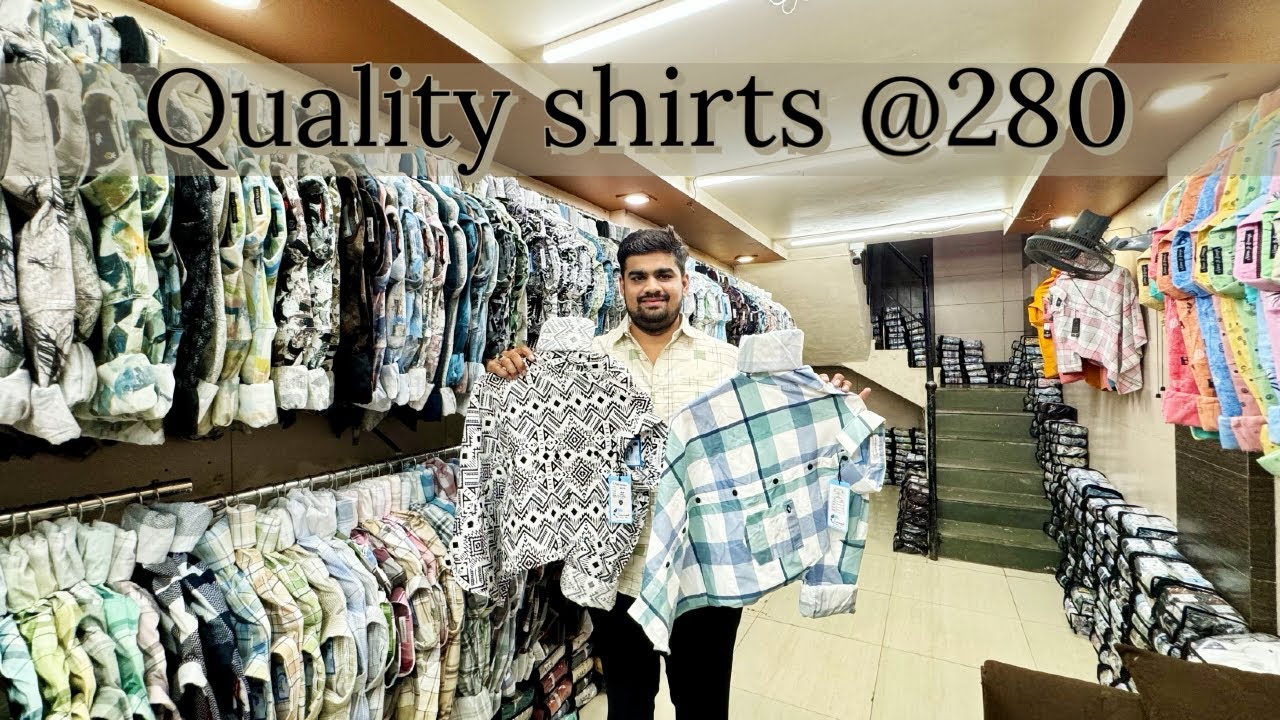 शर्ट्स ₹280 / Quality shirts wholesale / Ulhasnagar wholesale market