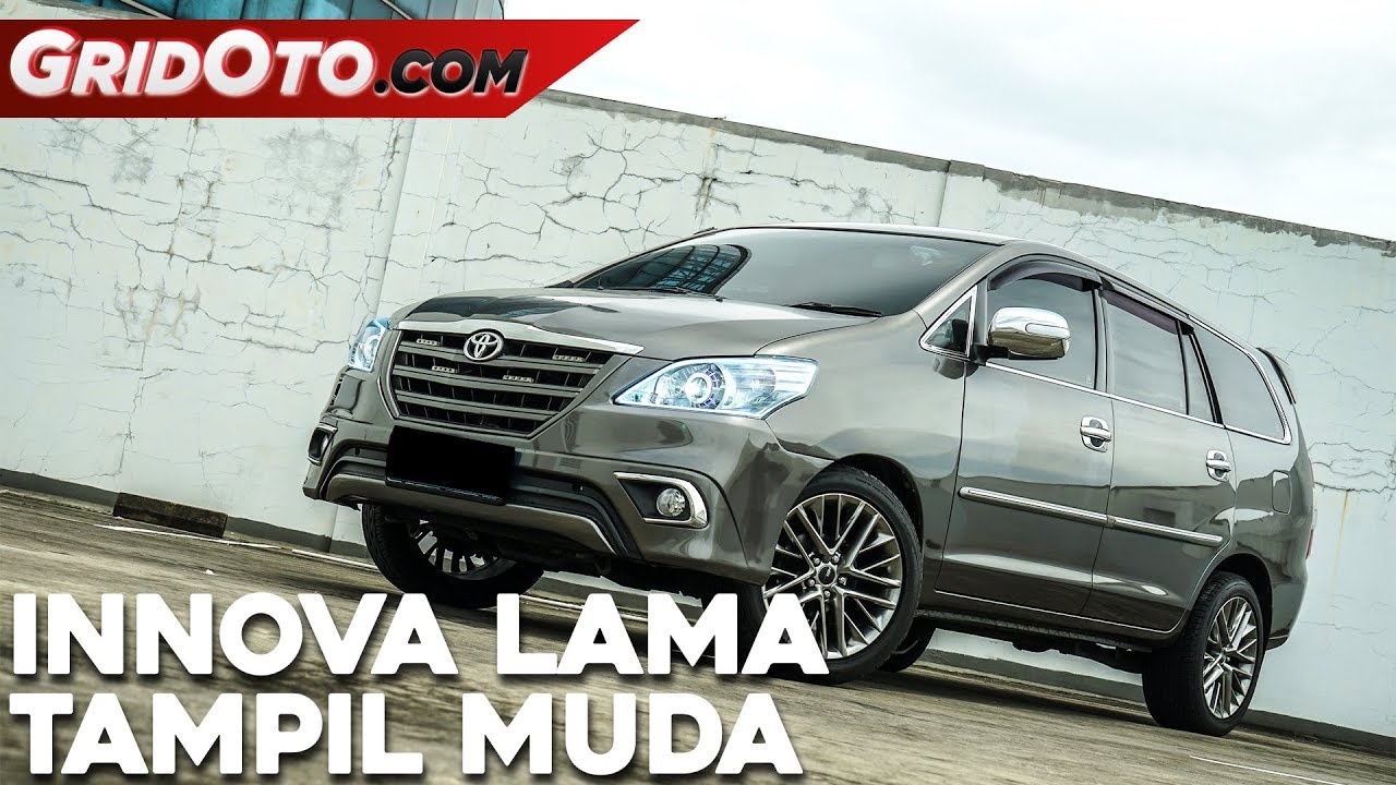 Toyota Innova 2008 Tampil Segar Bergaya Innova 2015 Modifikasi Mobil Gridoto Youtube