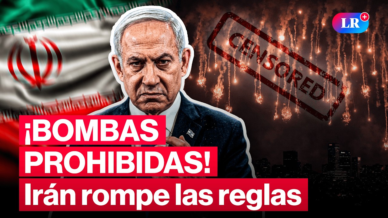 Irán rompe códigos de guerra y usa BOMBAS DE RACIMO contra Israel en sexto día de la ofensiva | #LR