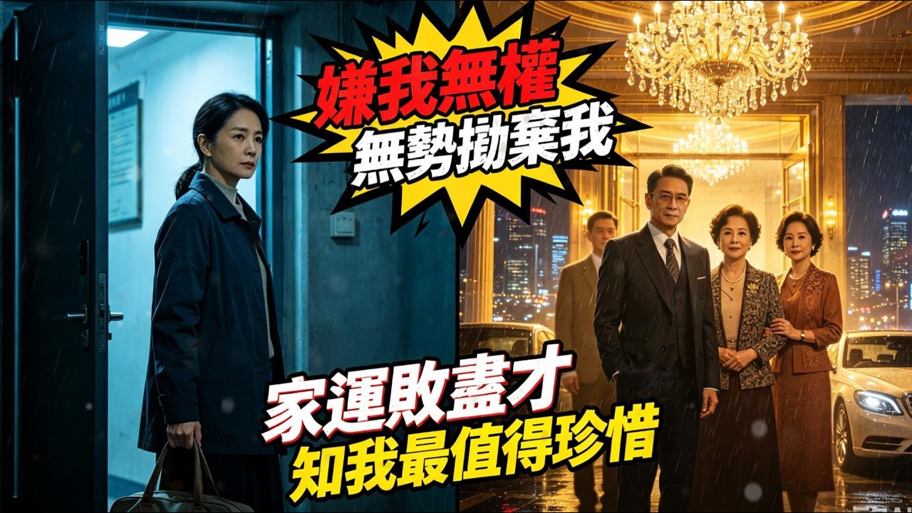 嫌她無權無勢狠心拋棄，福運徹底抽離，滿門還在痴心妄想飛黃騰達#無權無勢被拋棄 #婚姻人性 #因果輪迴 #顧家女人 #人心涼薄 #勢利婆家 #虛榮誤人 #家運敗落 #真心被辜負 #現實故事