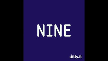 Counting 1-100 ditty.it