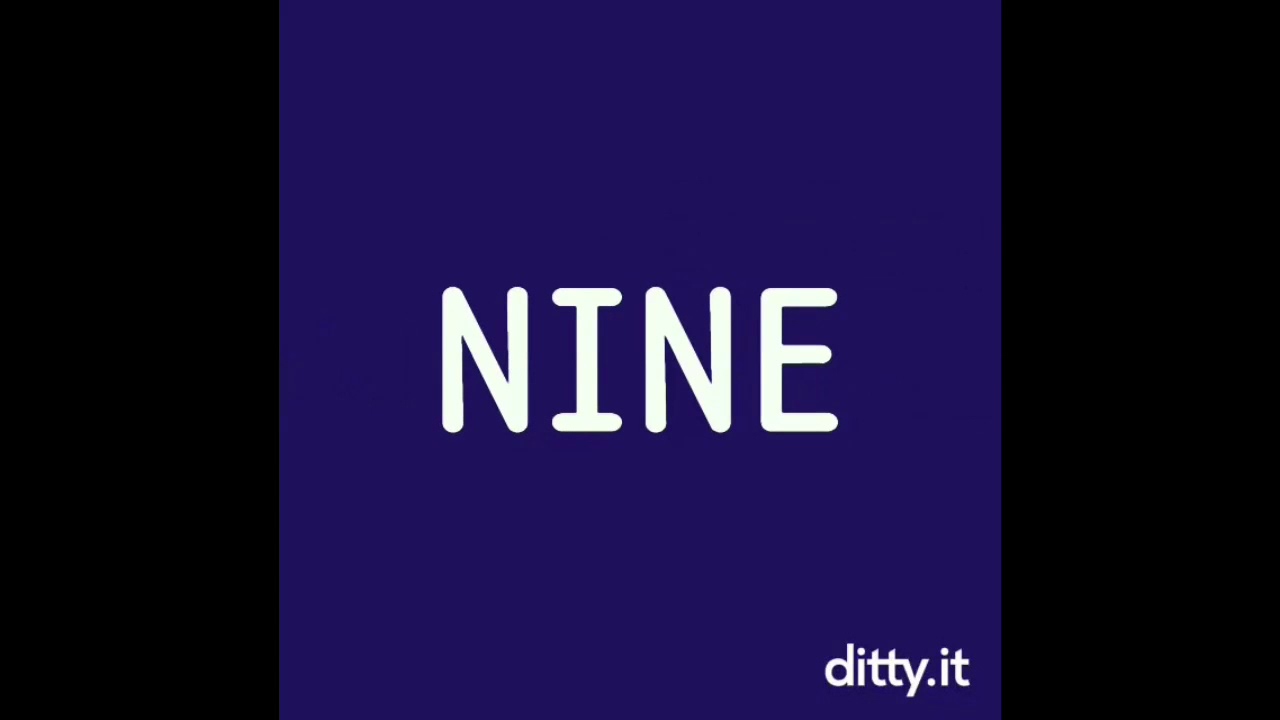 Counting 1-100 ditty.it