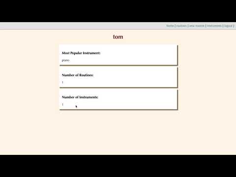 Ruby on Rails Practice Routine App Walkthrough