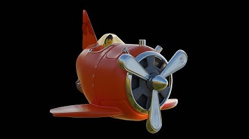 AIRPLANE FLYING ( MADE IN BLENDER)