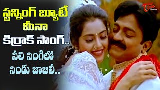 Meena, Rajasekhar Ultimate Song | Neeli Ningilo Song | Maa Annayya Movie | Old Telugu Songs