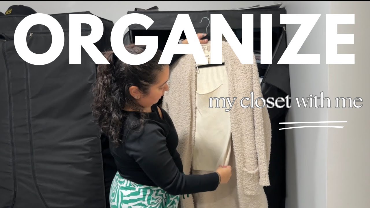 DECLUTTER my closet with me 2024