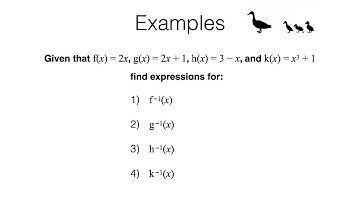 A7b Interpreting inverse functions video 1 of 2