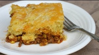 My Beef Taco Bake! A Delicious Taco Cornbread Casserole by Rockin Robin