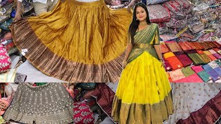 Rs. 1500 Only Silk Half Saree Lehenga Bridal lehenga pari Designer saree screenshot 4