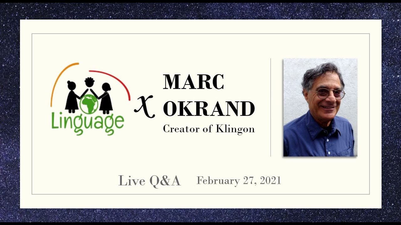 Marc Okrand Q&A | LinguageX